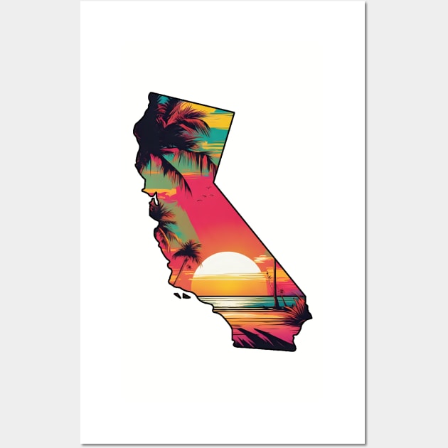 California State Beach Sunset Wall Art by Sneek661